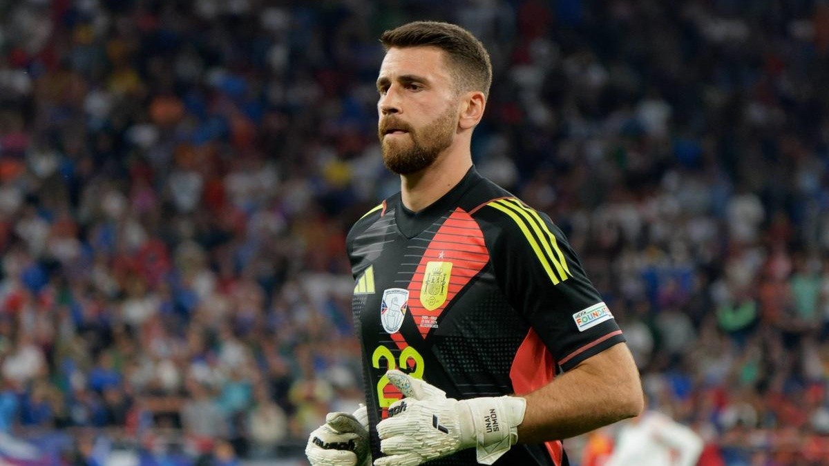 Unai Simón, portero de la selección española. (Archivo)