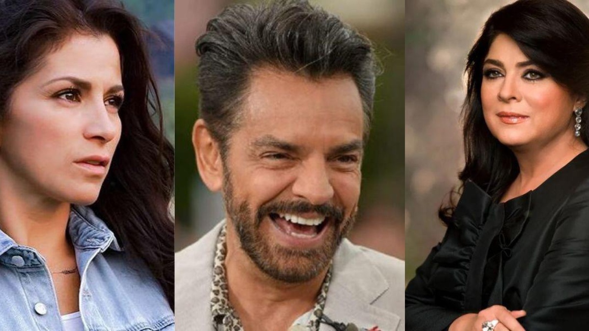 Imágenes de archivo de Alessandra Rosaldo, Eugenio Derbez y Victoria Ruffo. (RRSS)