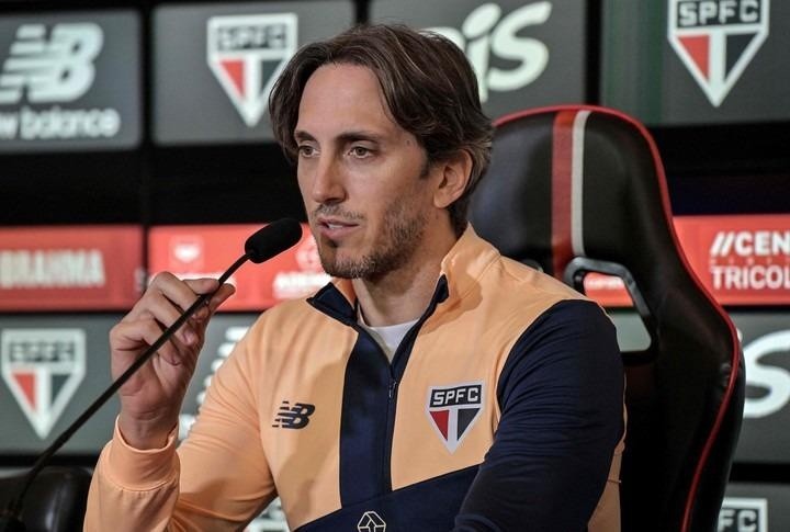 Luis Zubeldía, entrenador argentino. (Sao Paulo)