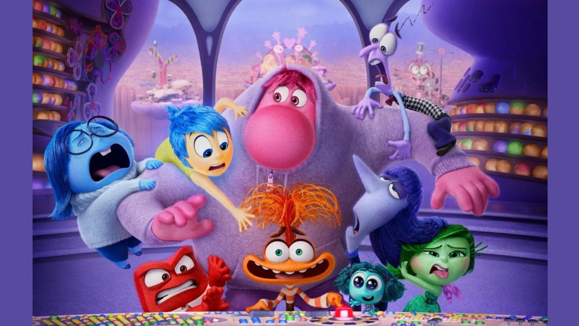 Imagen referencial de todas las emociones de Intensamente. (Disney)