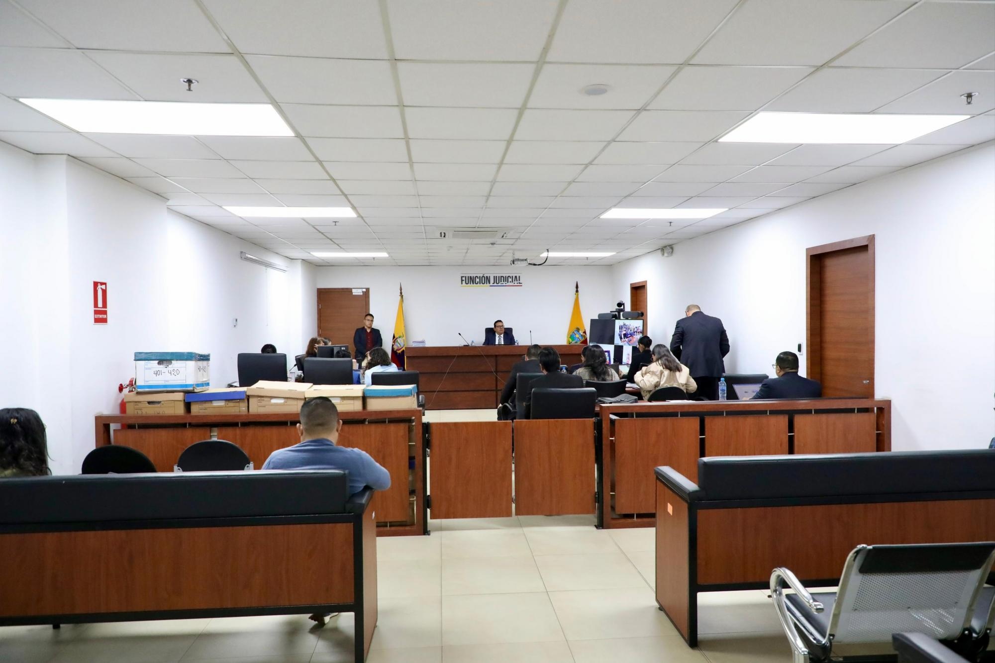 En la audiencia del 24 de julio, las defensas concluyeron con sus intervenciones. (Fiscalía)