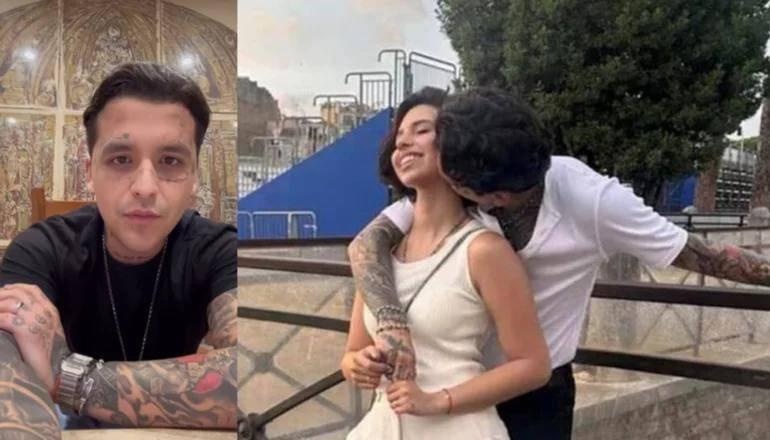 Imágenes de archivo de Christian Nodal y Ángela Aguilar. (RRSS)