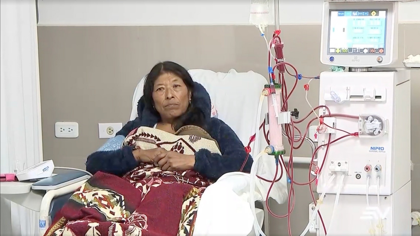 Paciente en diálisis. (Foto: Internet)