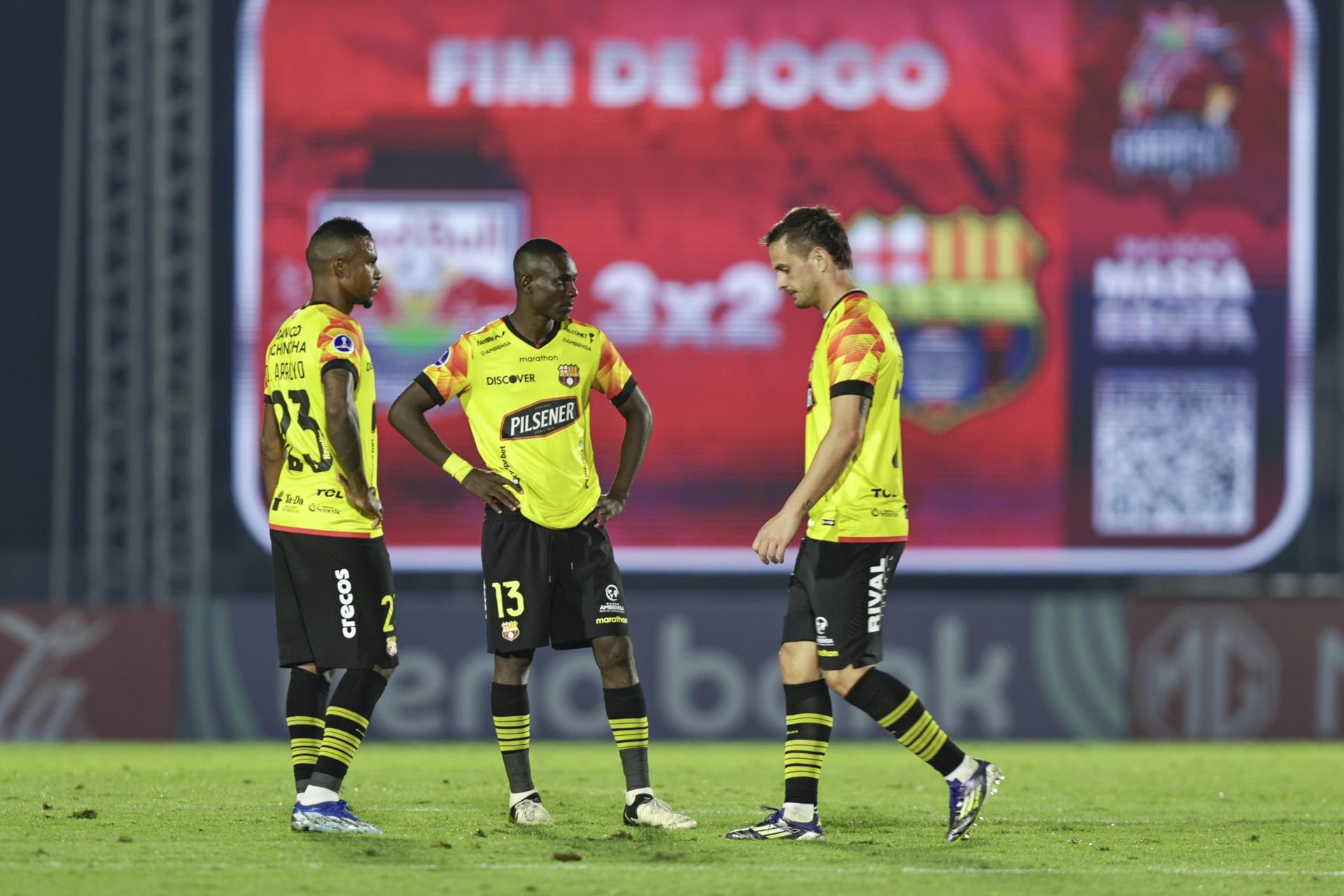 Barcelona SC quedó eliminado de los playoffs de la Copa Sudamericana. (EFE)