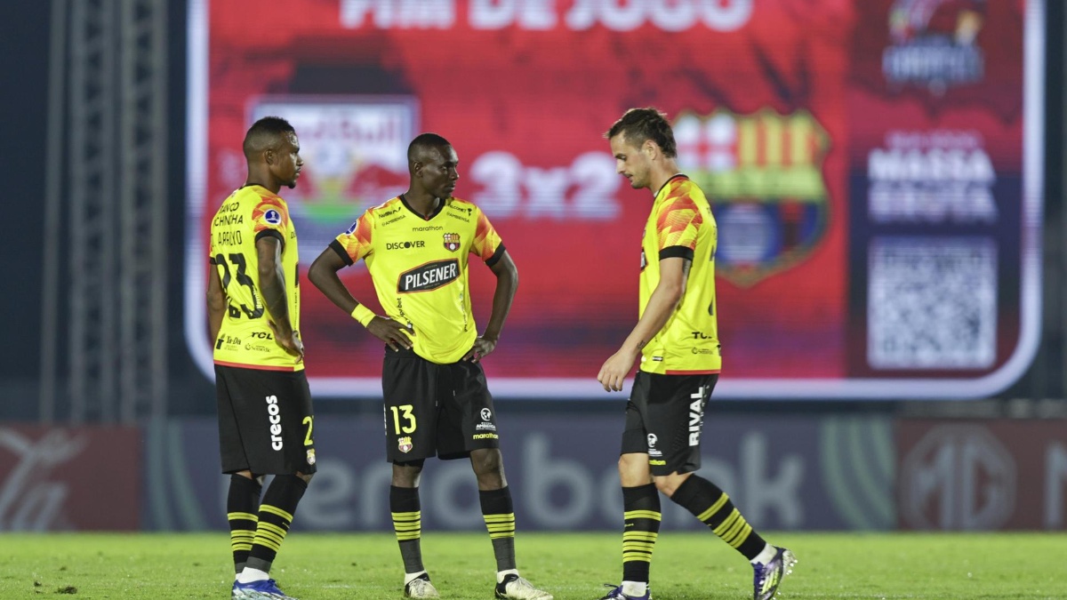 Barcelona SC quedó eliminado de los playoffs de la Copa Sudamericana. (EFE)