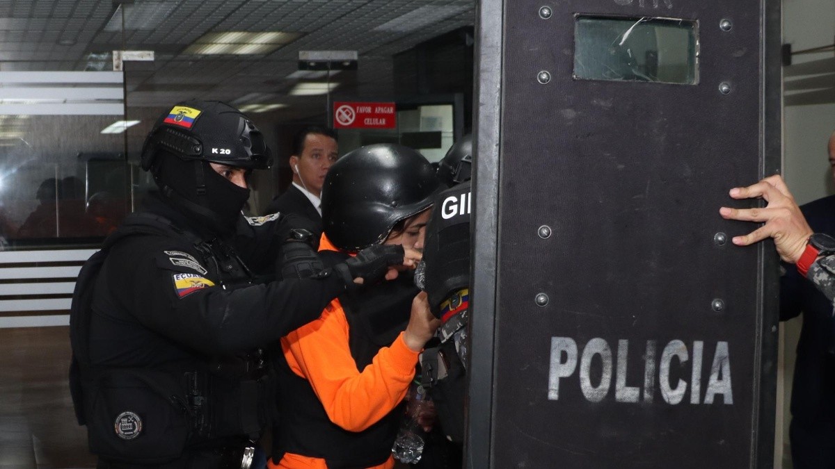 Quito, lunes 3 de junio del 2024. Imagen de archivo de la Corte Nacional de Justicia, donde se desarrolló la audiencia de testimonio anticipado en el caso Purga. (API)