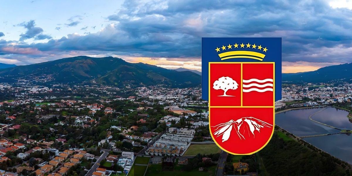 El escudo de la Junta Cívica del Valle del Ilaló que vendría a ser utilizado para el nuevo cantón. (Ilustración: Liz Rivera / Ecuavisa)