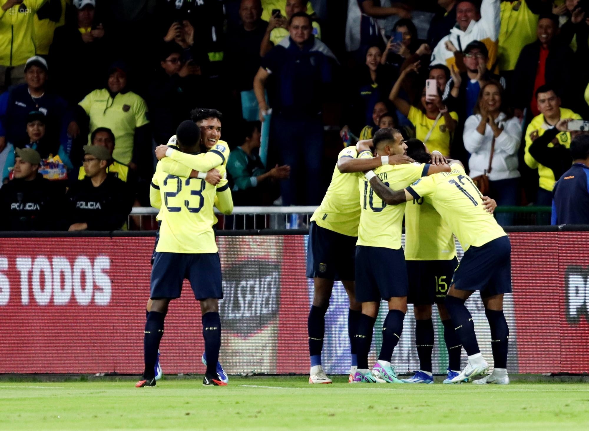 Ecuador ya tiene las fechas para jugar contra Brasil y Perú en las eliminatorias al Mundial 2026. (API)