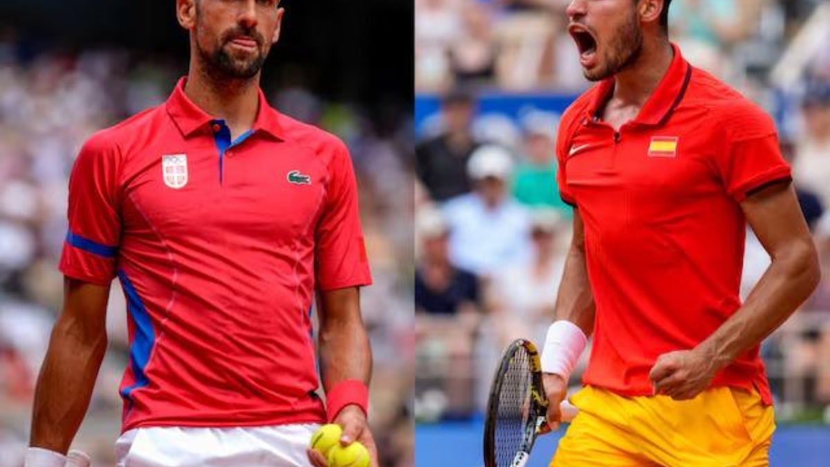 Novak Djokovic y Carlos Alcaraz disputarán la final. (ARCHIVO)