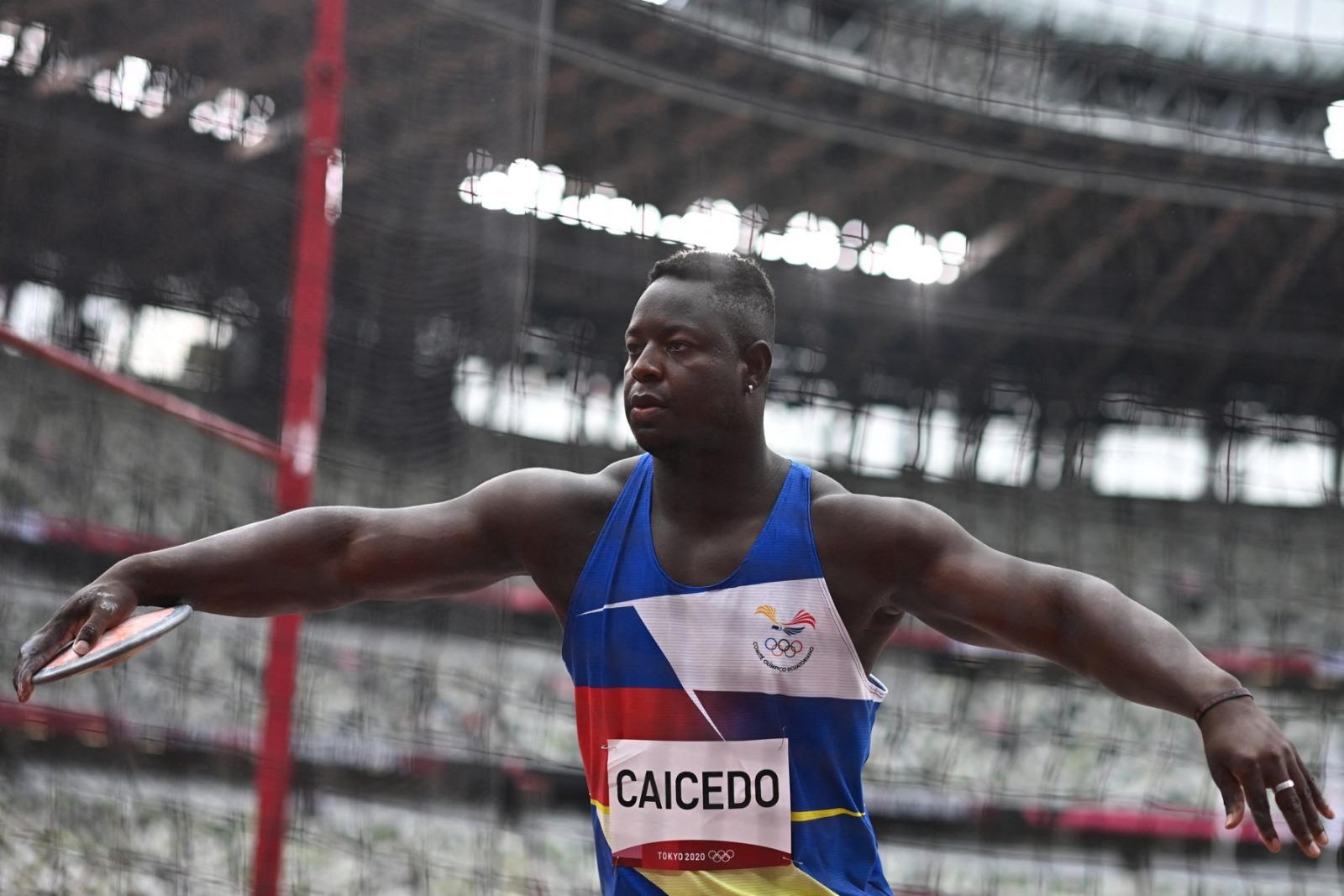 Juan Caicedo, atleta ecuatoriano. (ARCHIVO)