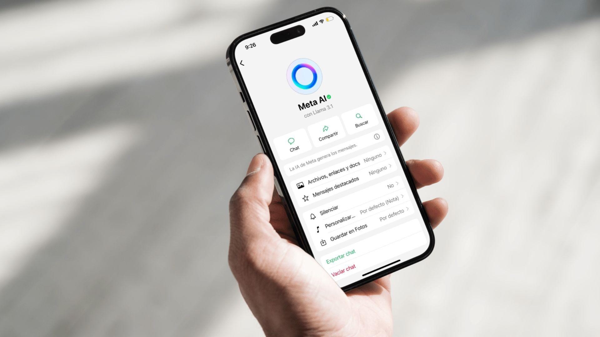 Imagen referencial de chat con Meta AI en WhatsApp. (Canva)