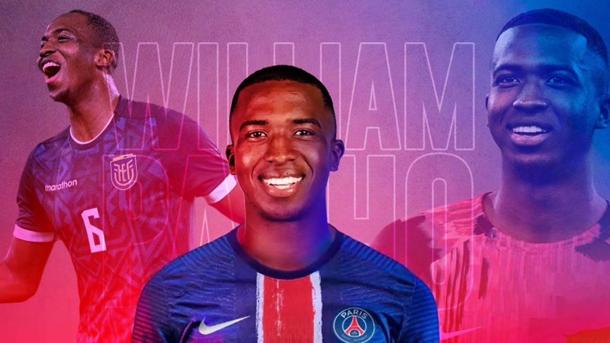 Willian Pacho, defensor ecuatoriano. (ECUAVISA)