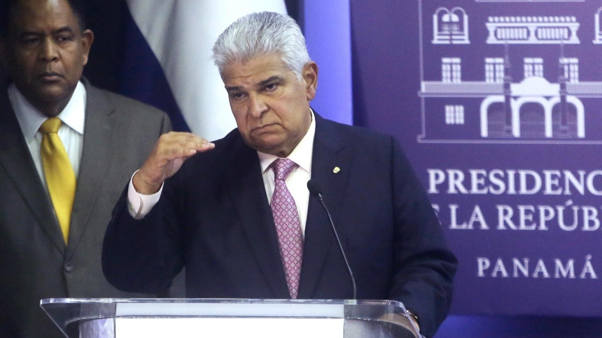 Fotografía del presidente de Panamá, José Raúl Mulino. (EFE)