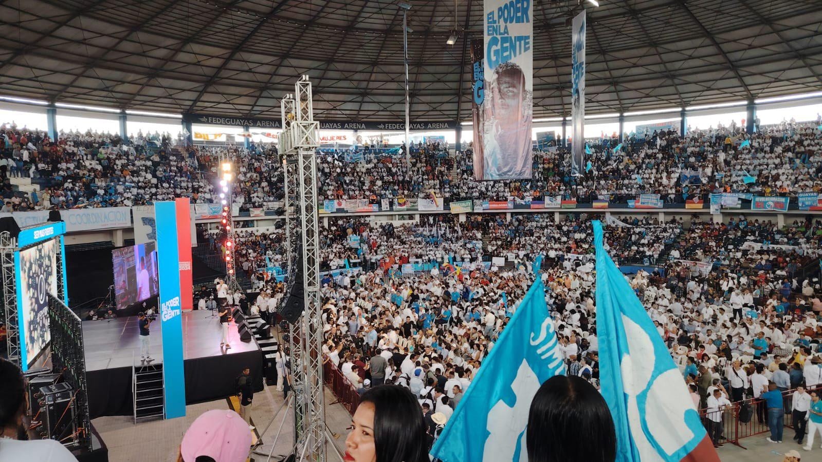 Convención de la Revolución Ciudadana, en agosto de 2024. (Cuenta X Rafael Correa)