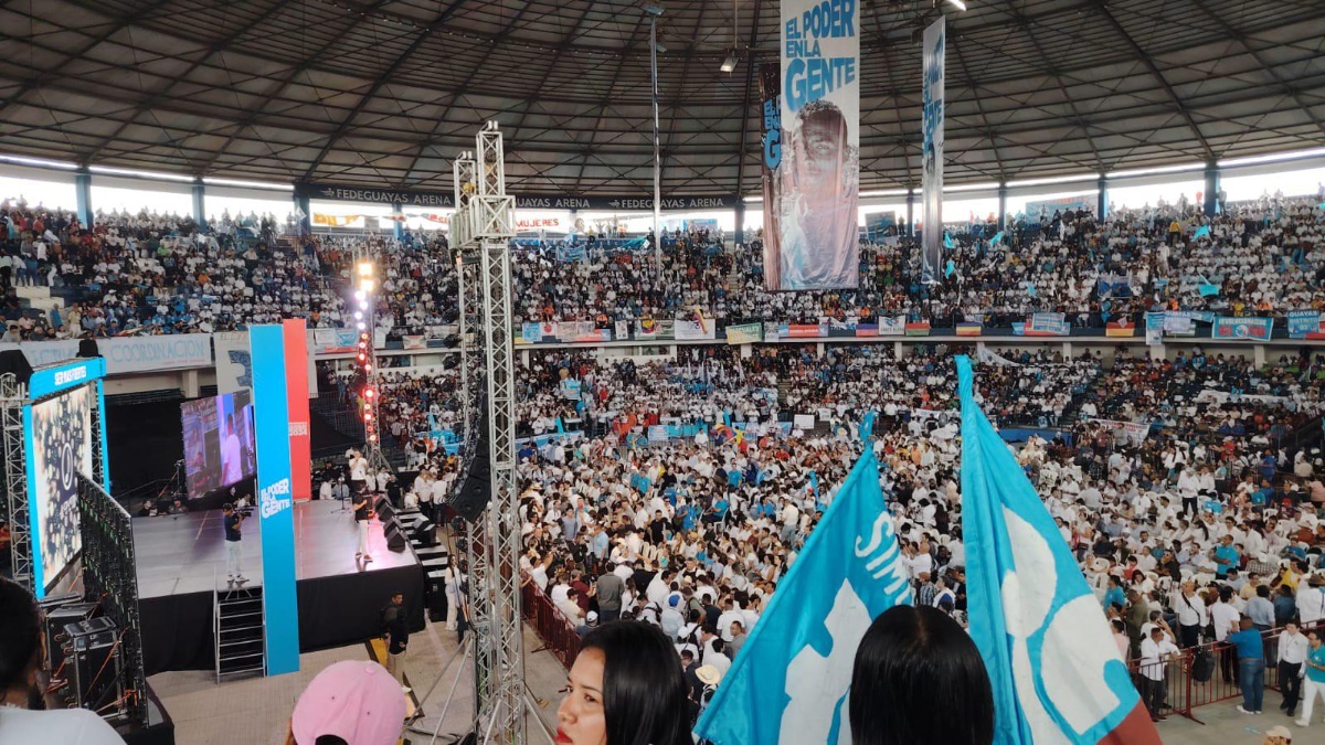 Convención de la Revolución Ciudadana, en agosto de 2024. (Cuenta X Rafael Correa)