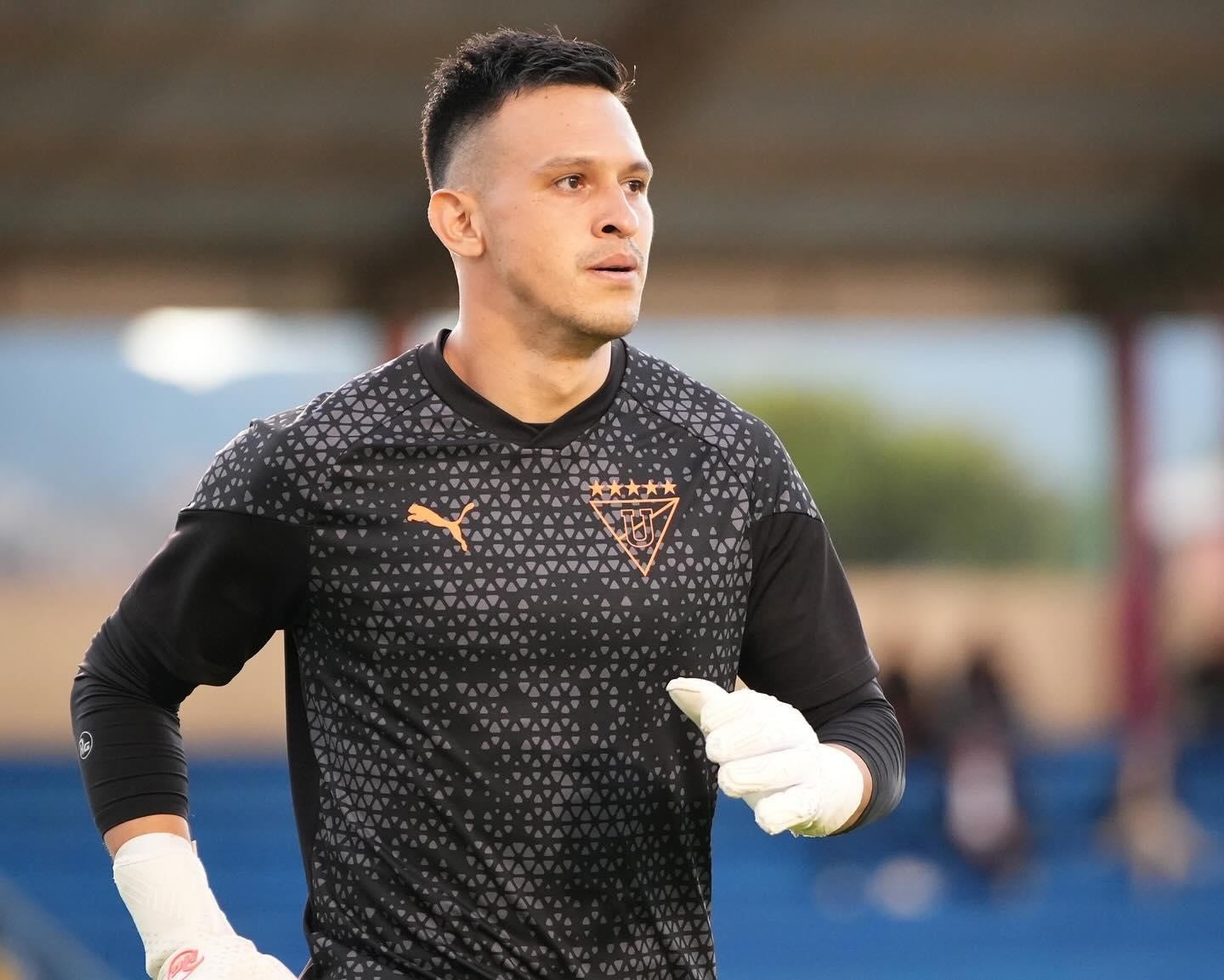 Gonzalo Valle, portero de LDU. (Cuenta Instagram @gonzavalle_2896)