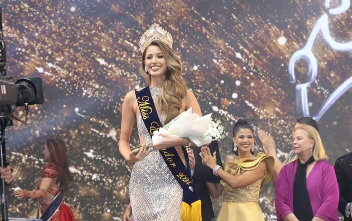 Rivadeneira tiene 25 años y es arquitecta. Representará a Ecuador en el certamen Miss International. (Tomada de la cuenta de Instagram @organizacionmissecuador)