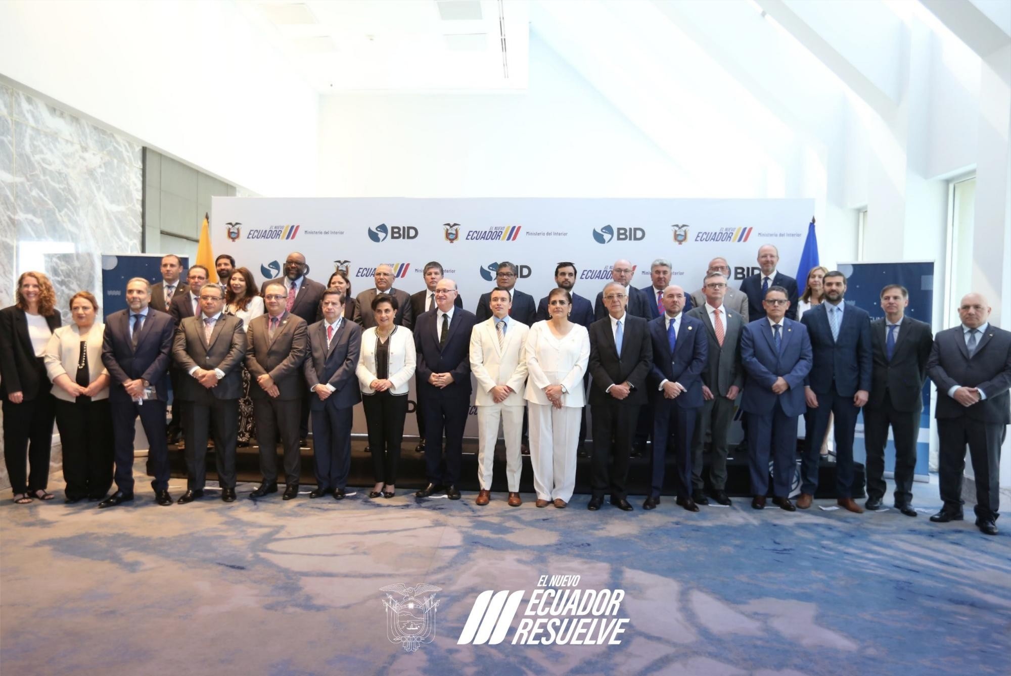 Evento de inauguración de la Cumbre Latinoamericana de Seguridad, en Guayaquil. (Presidencia)
