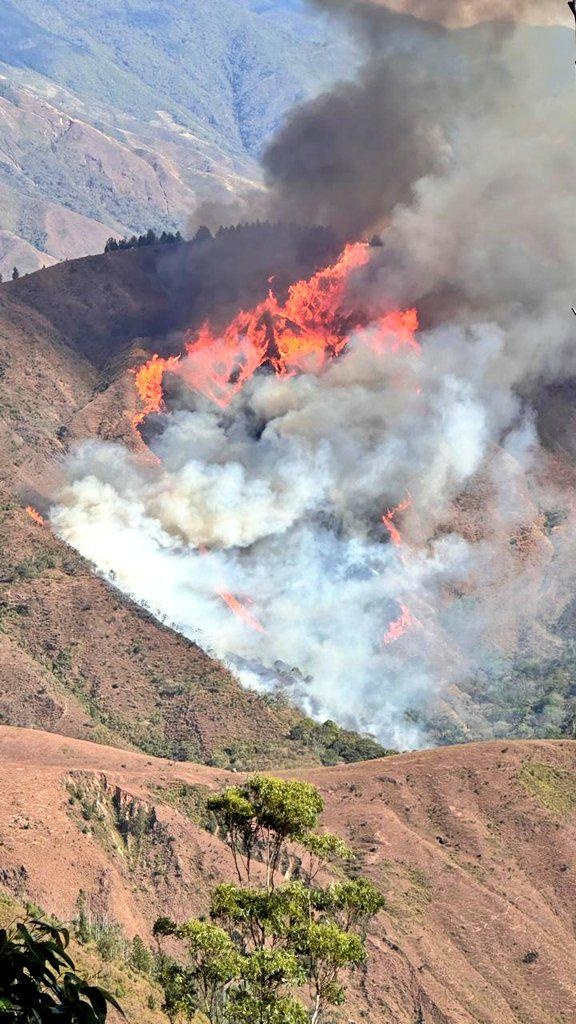 Fotografía de la zona de emergencia en Loja, sur del Ecuador. (Secretaría Nacional de Gestión de Riesgos)