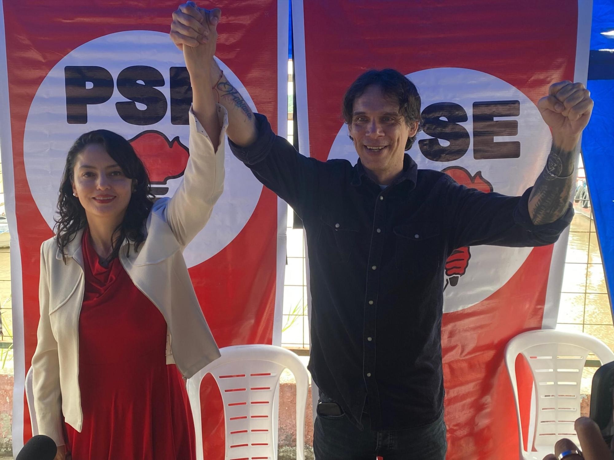 Verónica Silva junto a Pedro Granja. (Foto: Internet)