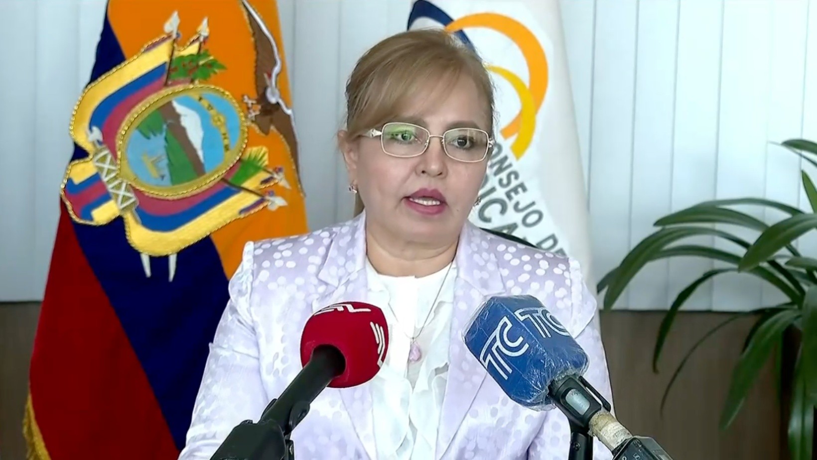 Exfuncionaria de la Judicatura, Mercedes Villarreal. (Foto: Televistazo)