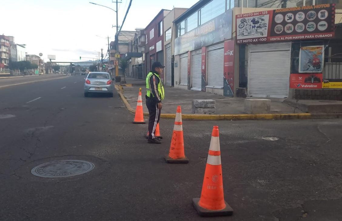 Cierres viales en el norte de Quito por el Congreso Eucarístico Internacional. (AMT)