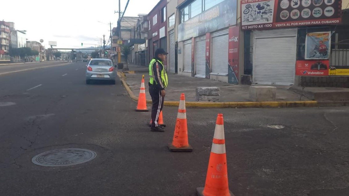 Cierres viales en el norte de Quito por el Congreso Eucarístico Internacional. (AMT)