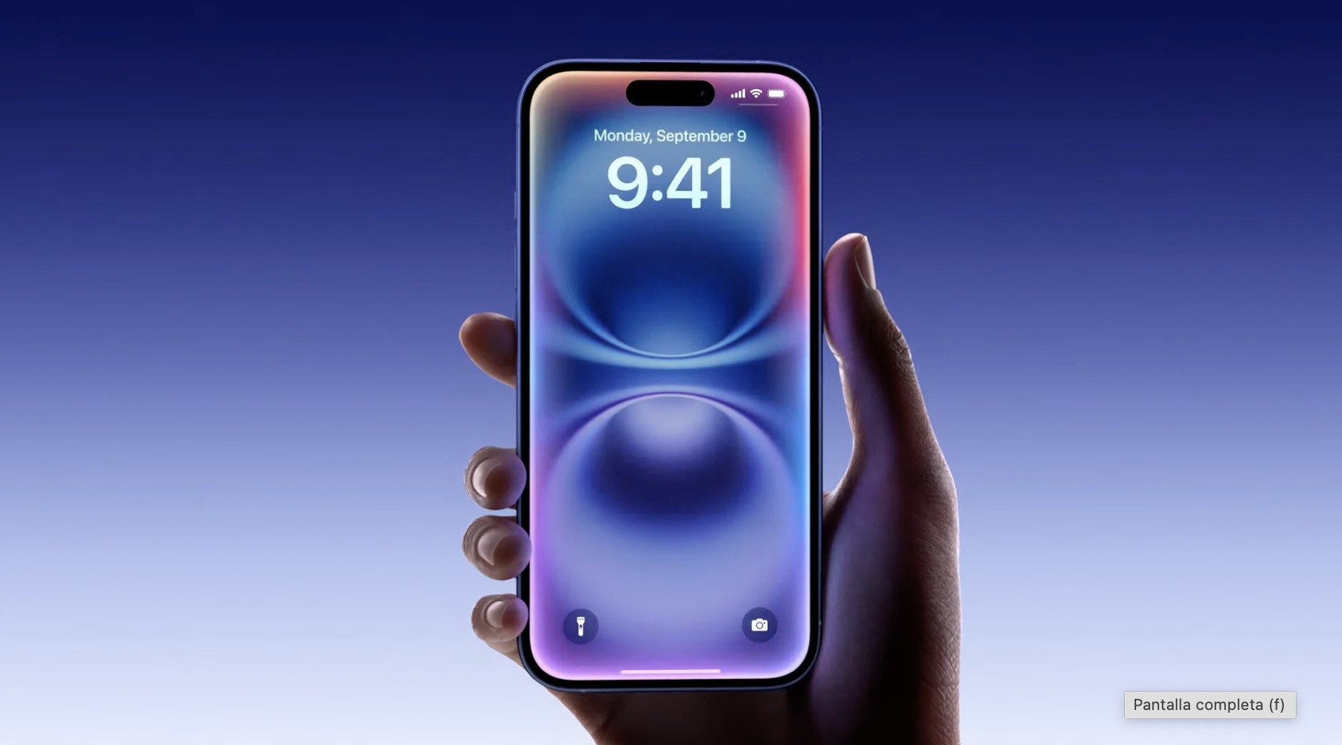 En imagen, el diseño del nuevo iPhone 16. (Captura)