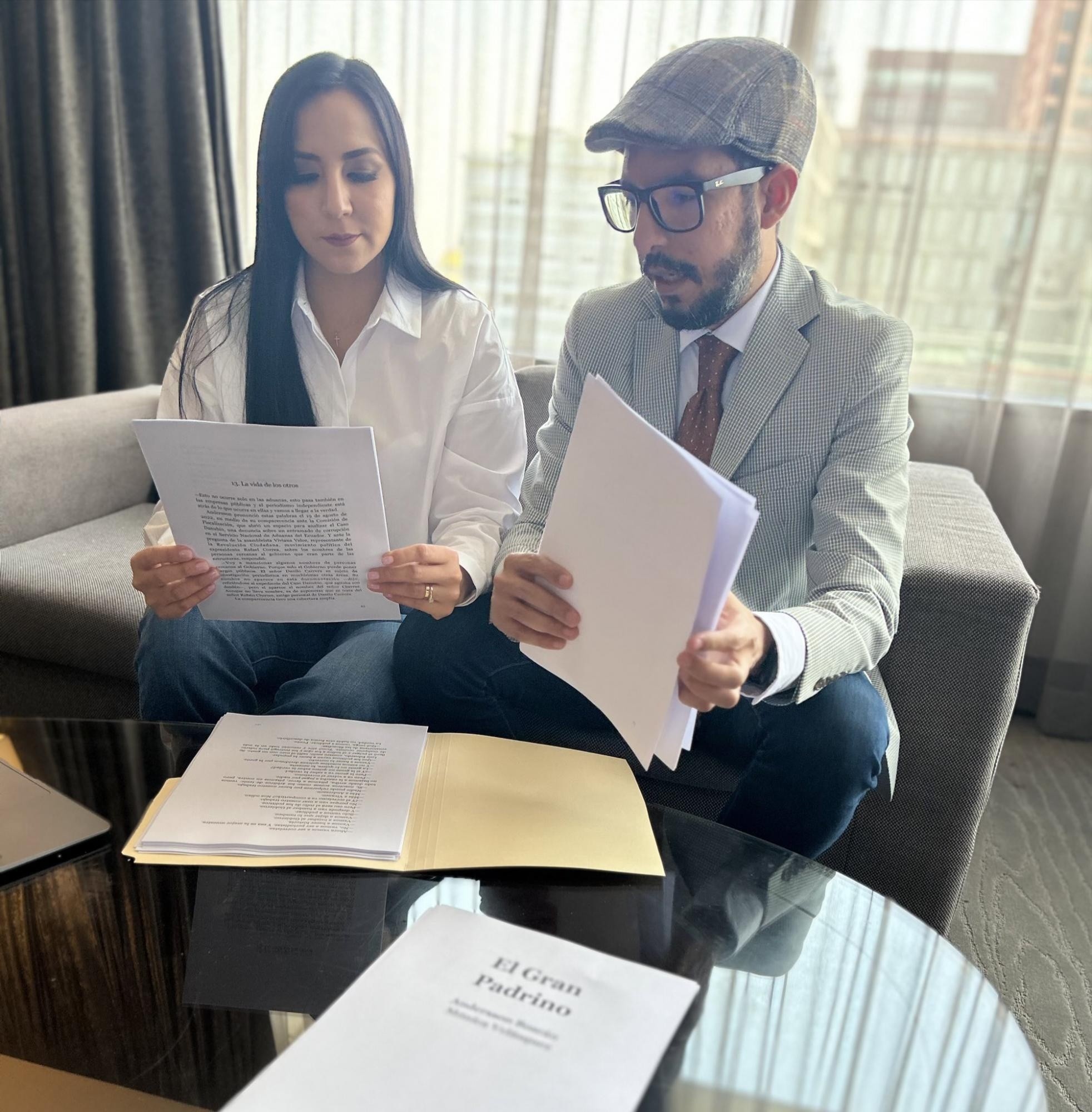 Imagen de archivo de Mónica Velásquez y Andersson Boscán. (Cuenta X @AnderssonBoscan)