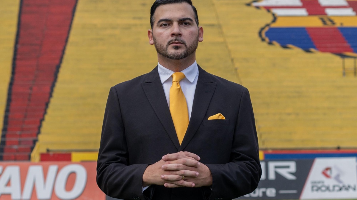El presidente de Barcelona SC, Antonio Álvarez, habló de una nueva etapa en el club junto a los juveniles. (API)