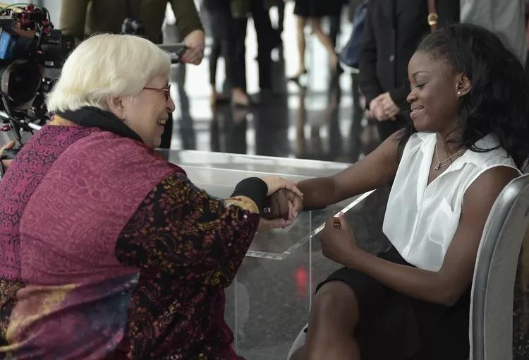 Fotografía de Elaine y Michaela DePrince (GETTY IMAGES)