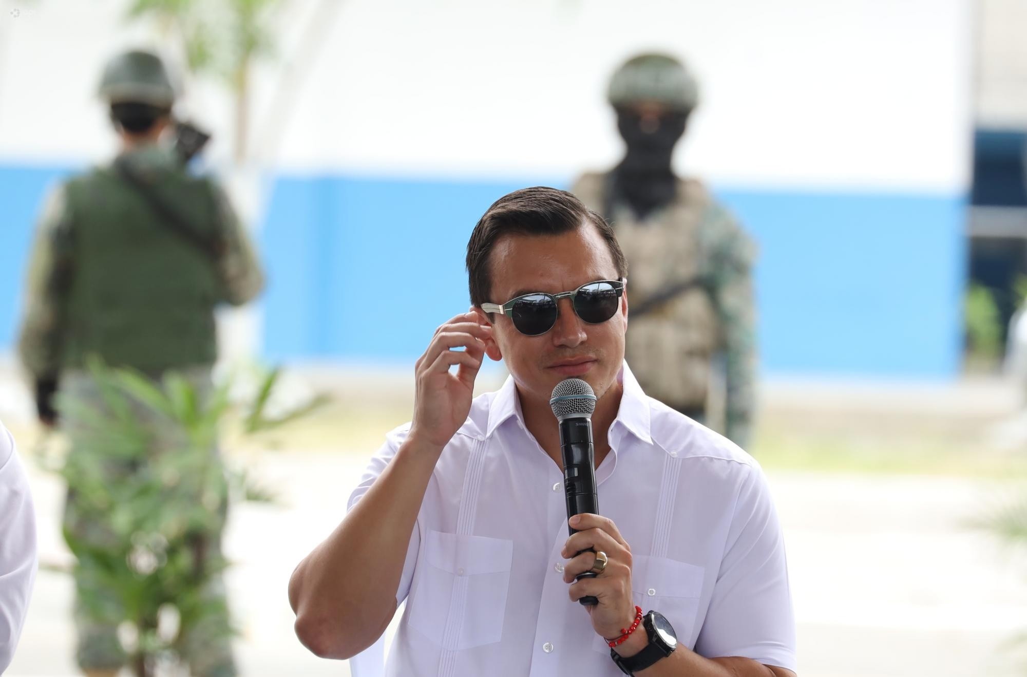 Imagen de archivo del presidente Daniel Noboa, en Guayaquil. (API)