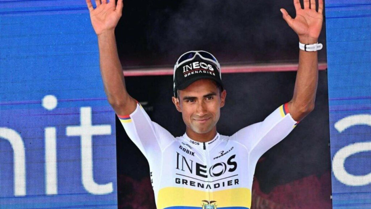 Jhonatan Narváez, ciclista ecuatoriano. (ARCHIVO)
