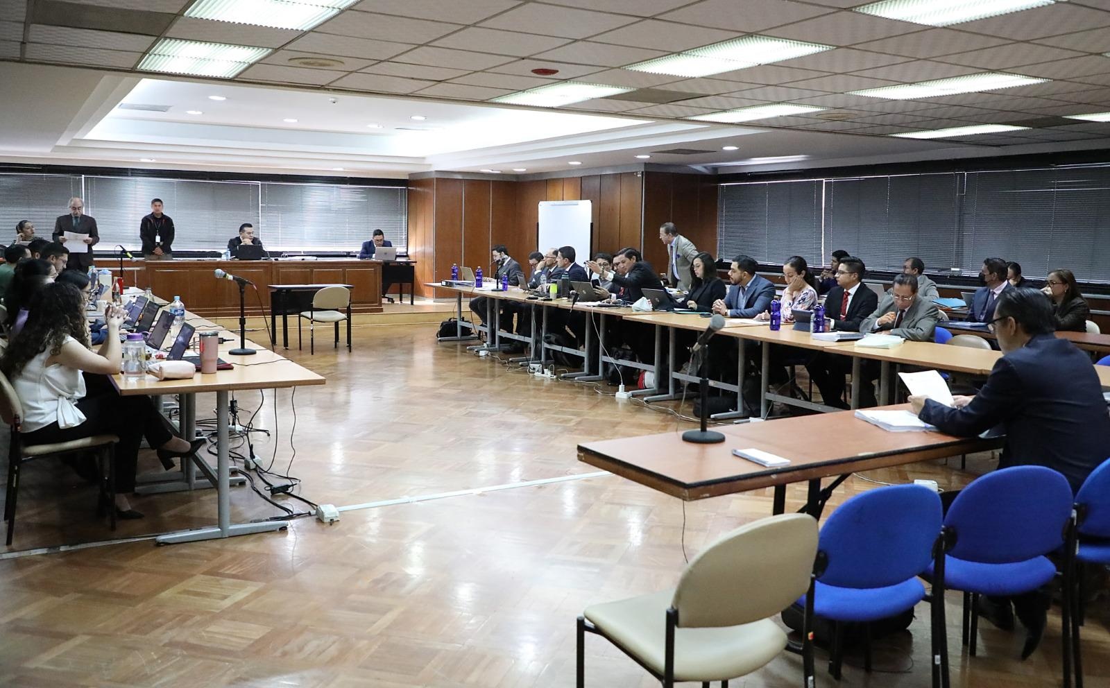 Audiencia preparatoria de juicio contra 37 personas por su presunta participación en el delito de Delincuencia Organizada, dentro del caso Metástasis. (Foto: Fiscalía General del Estado)