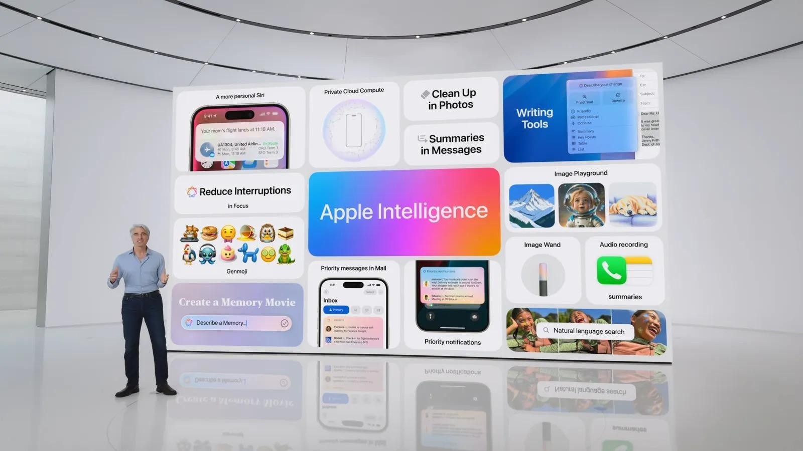 Presentación de Apple Intelligence (Apple)