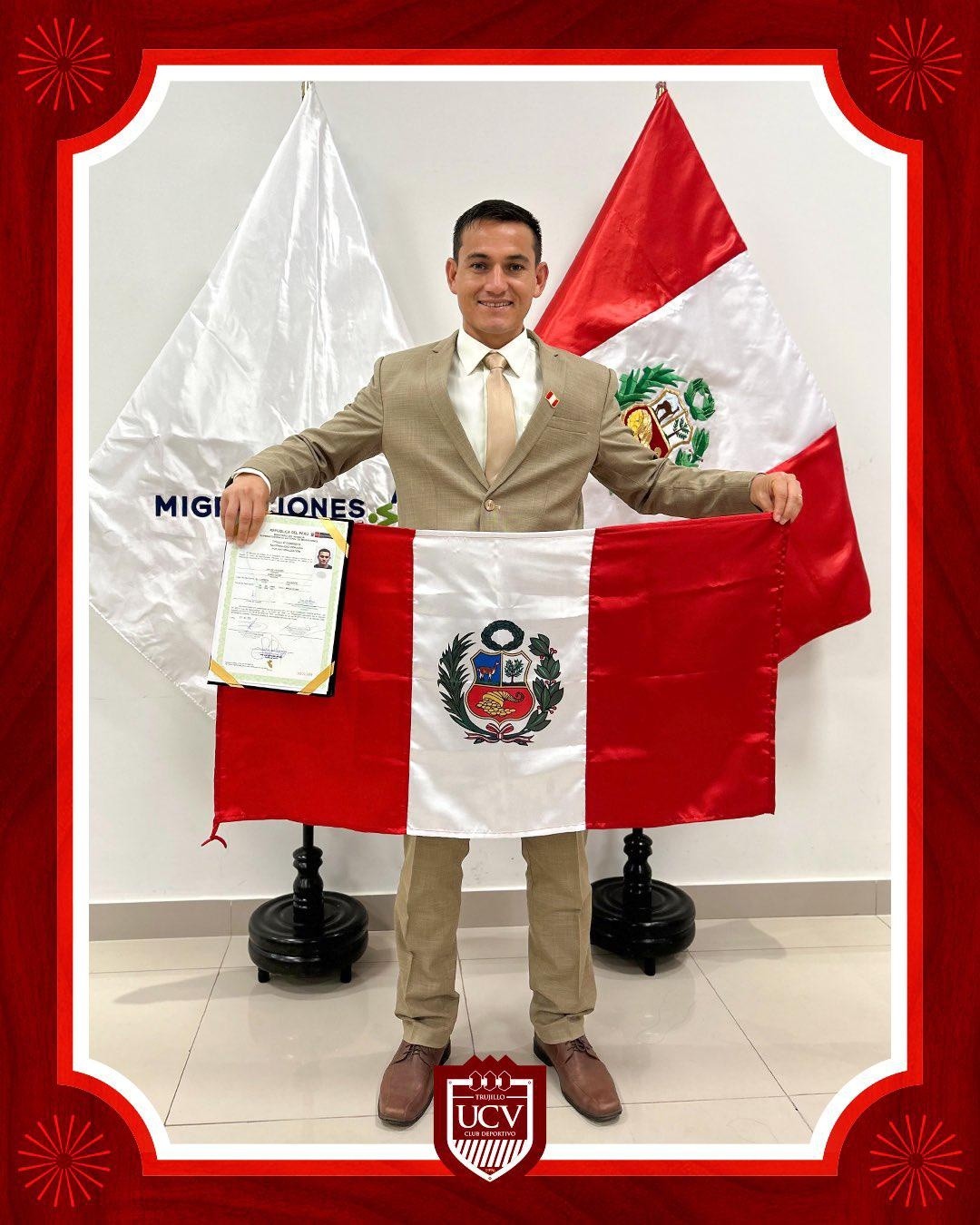 Jairo Vélez recibió la nacionalidad peruana. (Redes sociales)