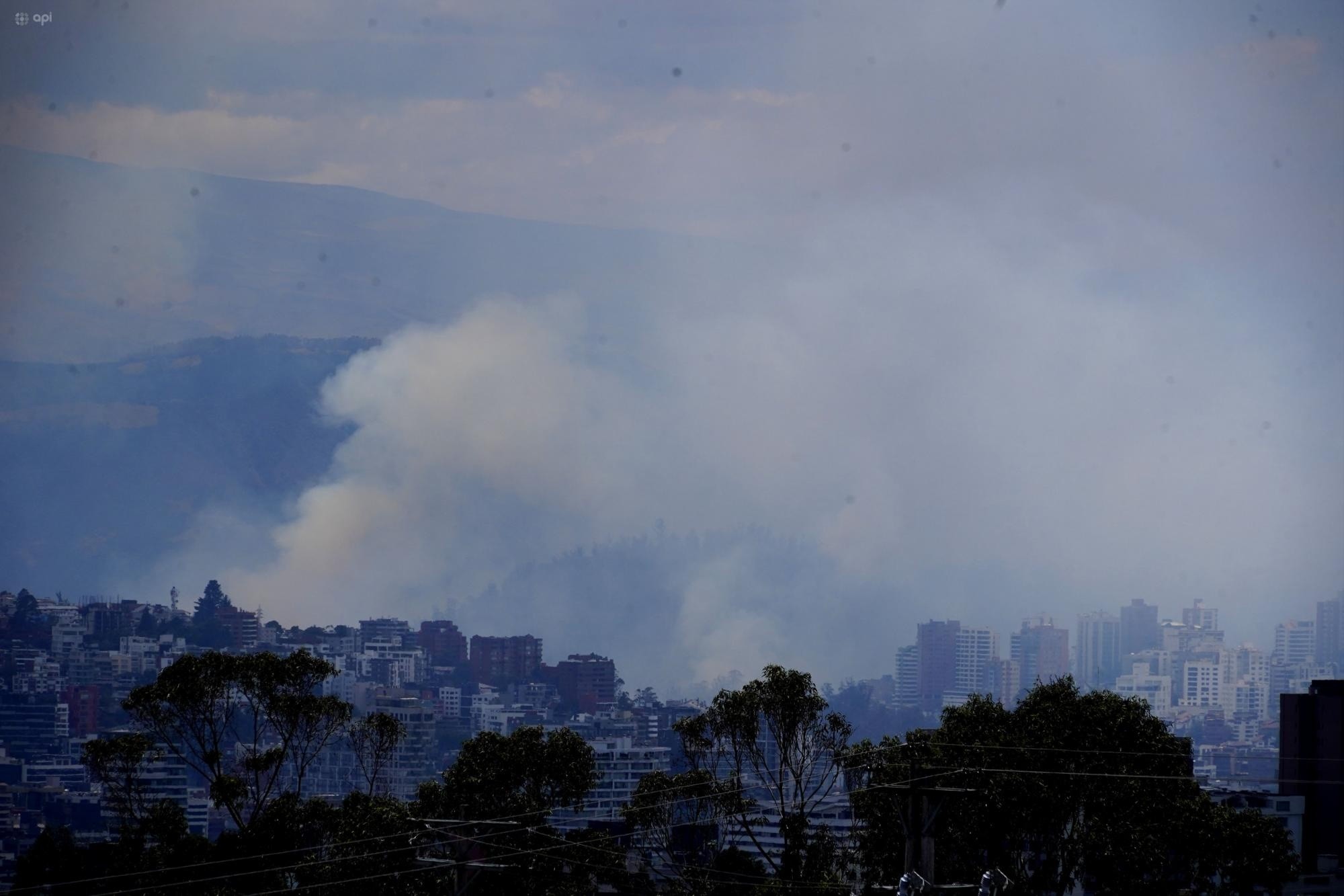 Tomas desde el norte de Quito a la zona de Bellavista y Guápulo. (API)
