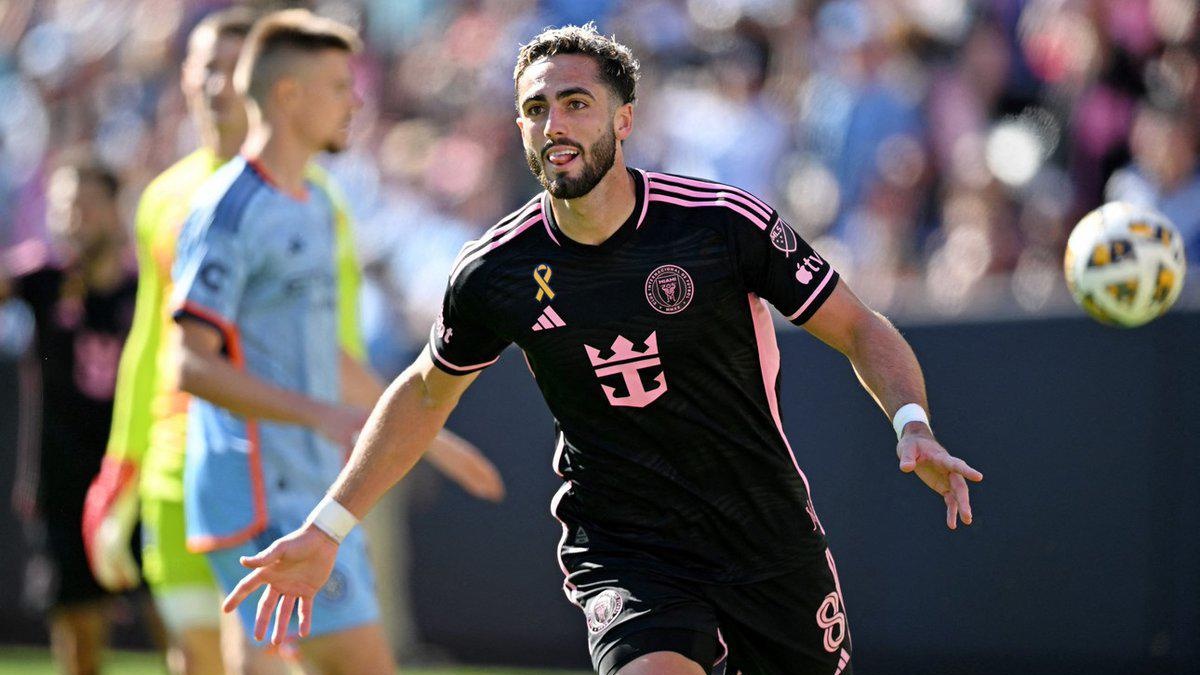 Leonardo Campana celebra un gol con el Inter Miami (Foto: Internet)