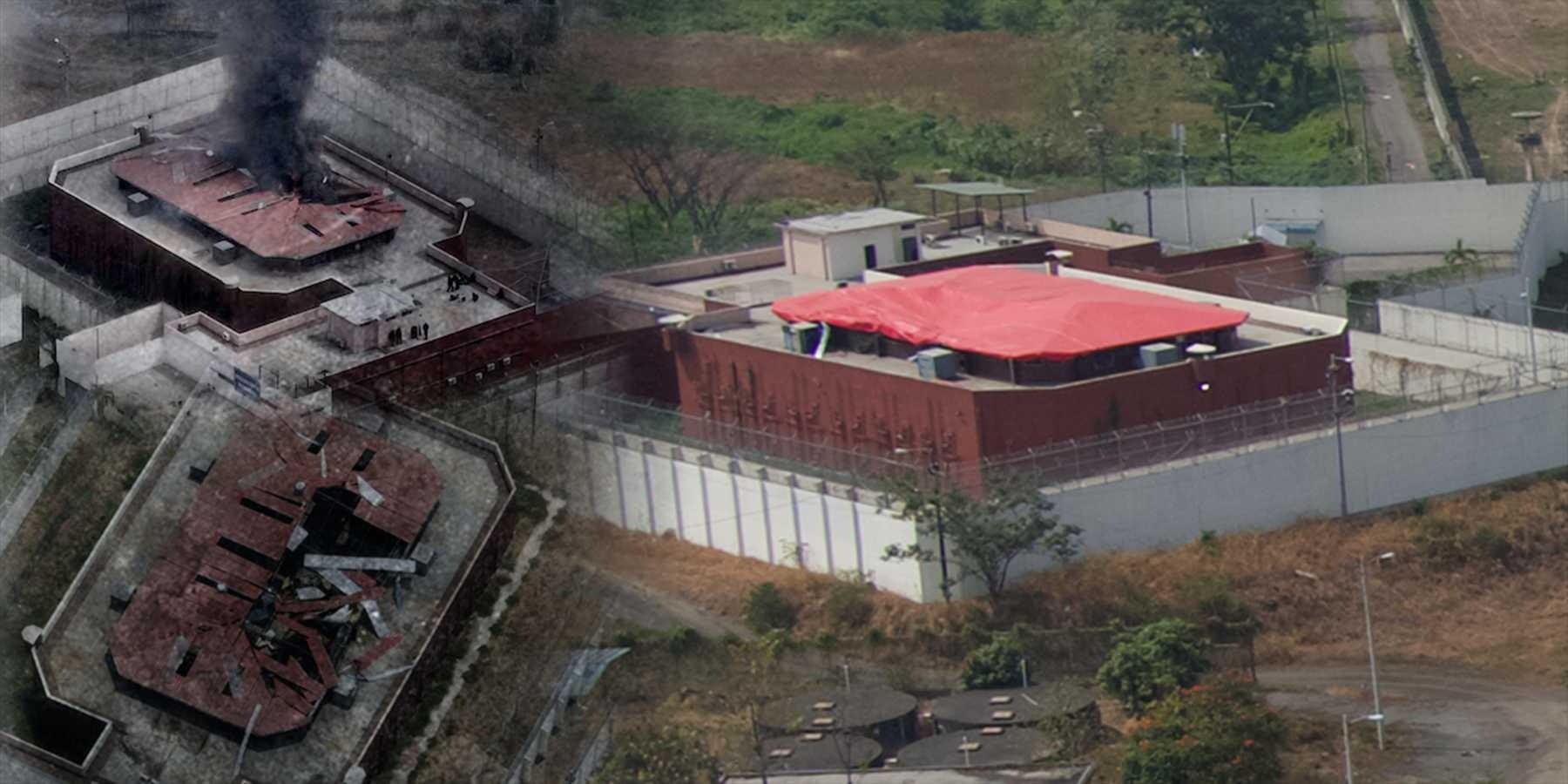 En un año, dos drones con explosivos han sido detonados en el techo de la cárcel de máxima segLa Roca. (Ecuavisa)