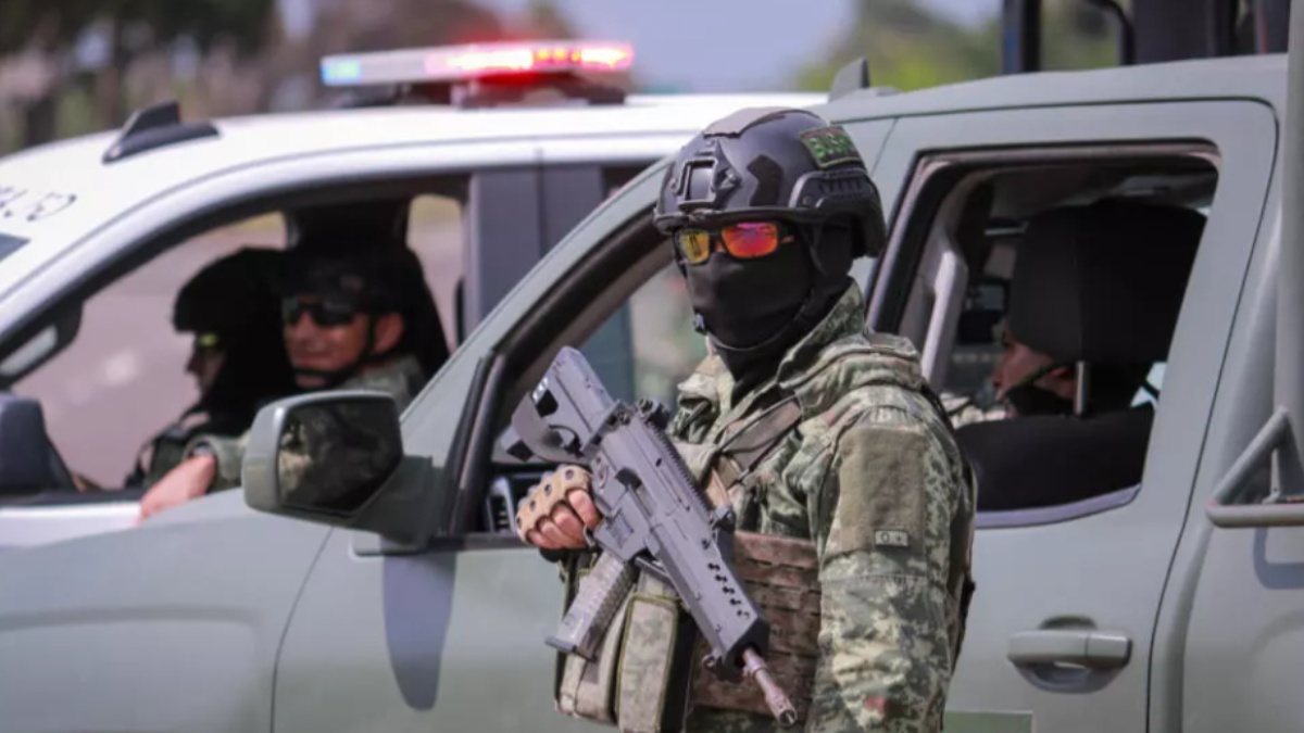 Soldados mexicanos durante una guardia (AFP)