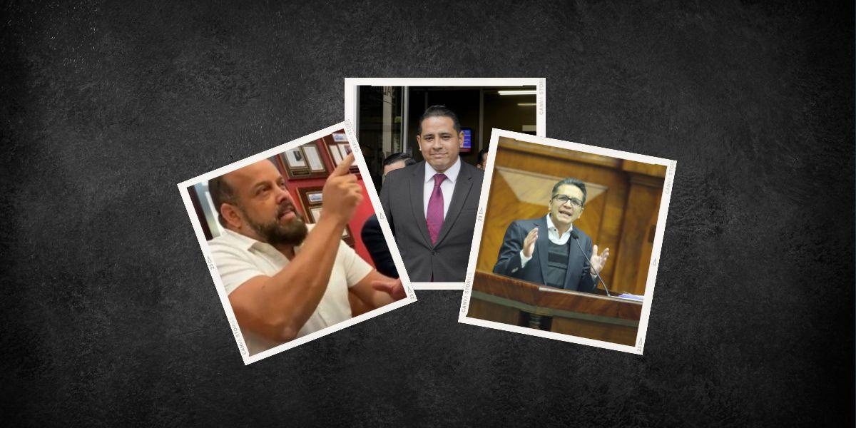 Xavier Jordán, Ronny Aleaga y Wilman Terán enfrentarán una audiencia de juicio. (Ecuavisa)