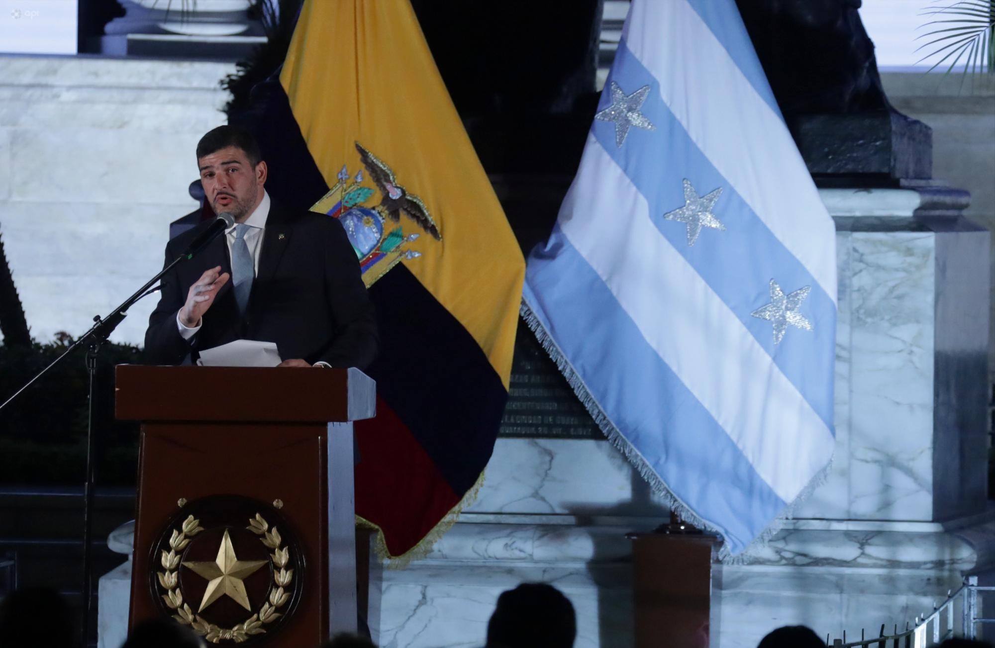 Imagen de la sesión solemne del 9 de octubre de 2023. (API)