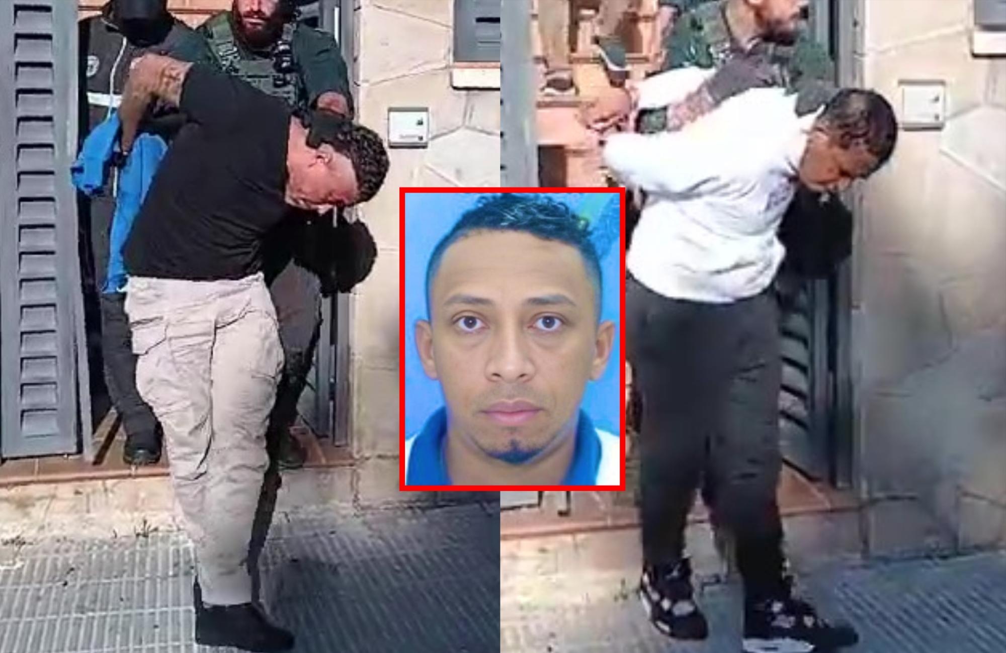 Capturas de pantalla de la captura de Negro Willy y alias Ronco, y la imagen de cédula de alias Negro Willy. (Collage)