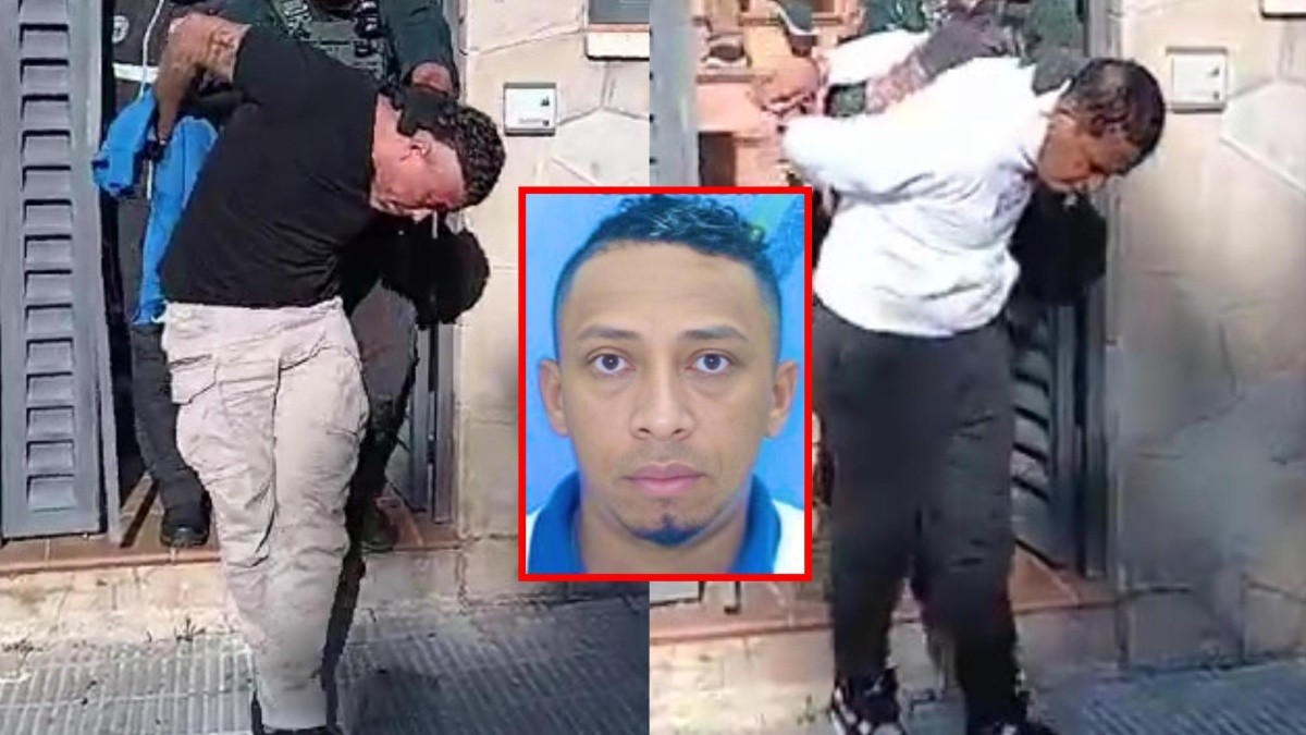 Capturas de pantalla de la captura de Negro Willy y alias Ronco, y la imagen de cédula de alias Negro Willy. (Collage)