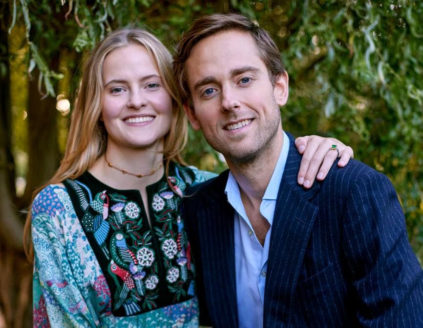 Imagen de archivo de Leopoldo Maduro Vollmer junto a su actual prometida, la princesa María Carolina de Liechtenstein. (RRS)