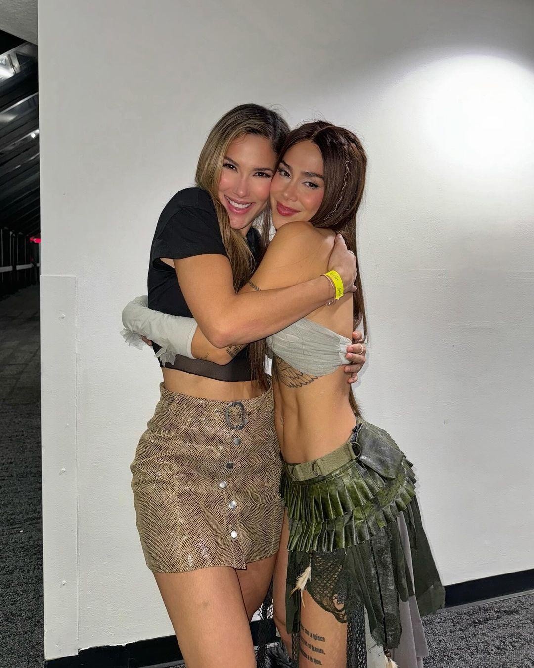 Alejandra Jaramillo junto a Greeicy Rendón. (Foto: Instagram)