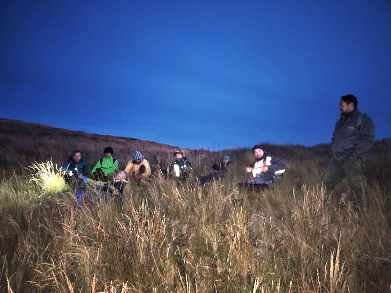 Las autoridades rescataron a 10 turistas que se habían extraviado en el Parque Nacional Cajas, en Cuenca. (Municipio de Cuenca)