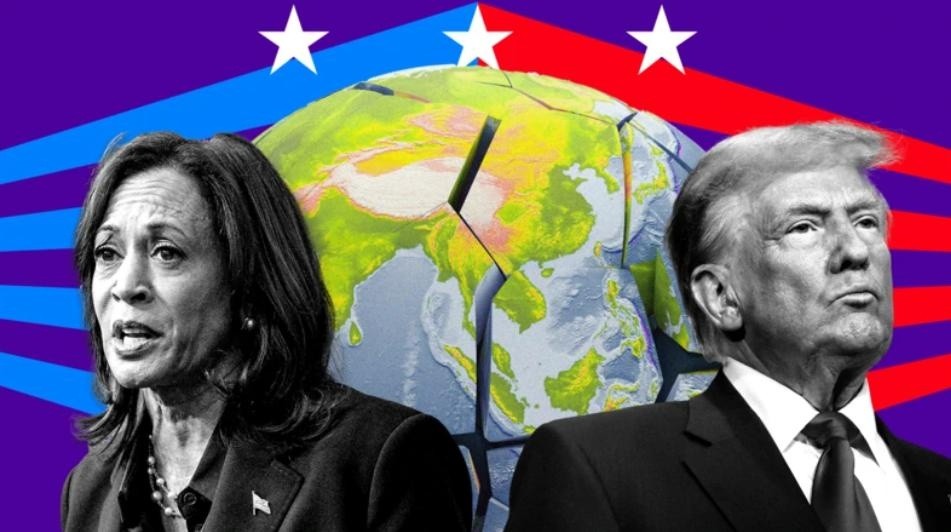 Kamala Harris y Donald Trump. (Foto: BBC)