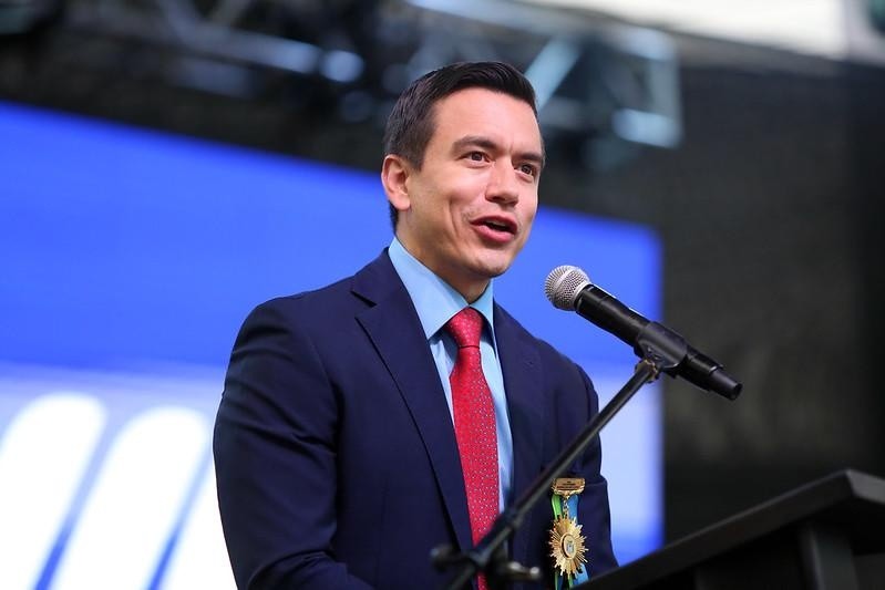 Imagen de archivo del presidente Daniel Noboa. (Flickr Presidencia)