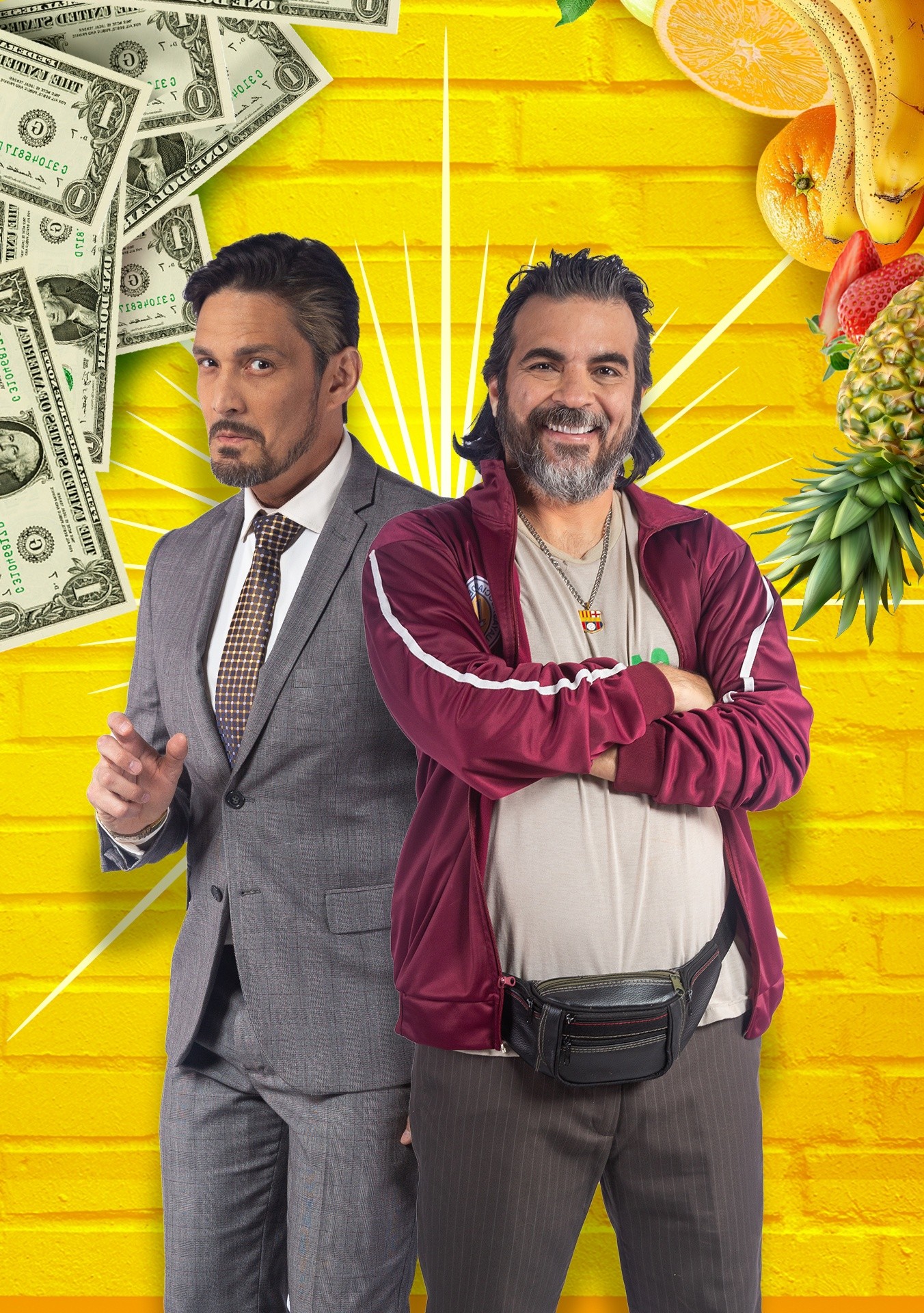 Vito Rossi (izquierda) y Pepe Pancho García (derecha), personajes principales. (Ecuavisa)